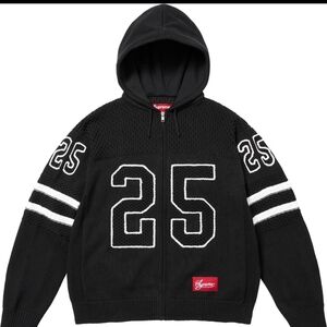 Supreme Sport Zip Up Hooded Sweater 'Black'